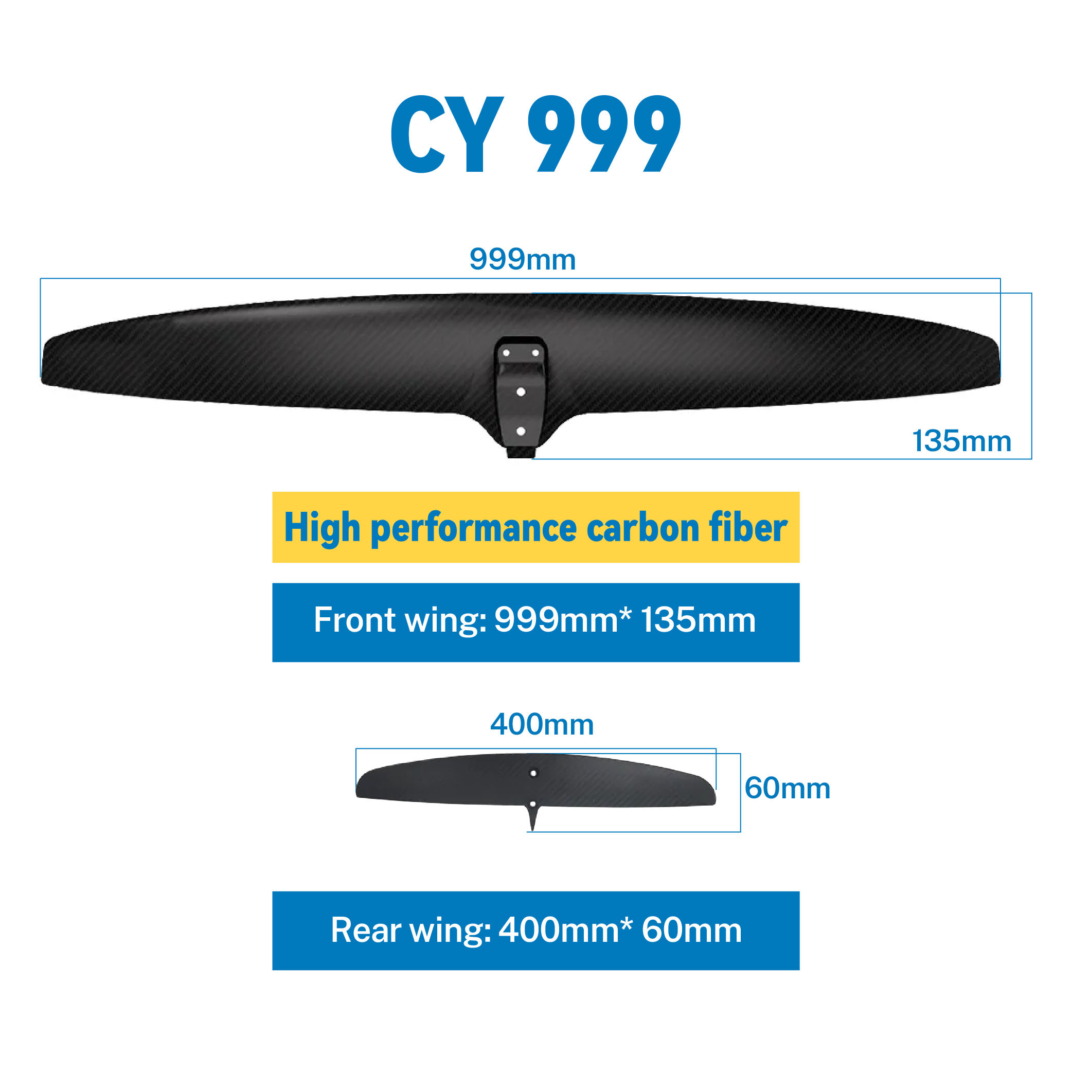 Carbon Fiber Hydrofoil gallery 2