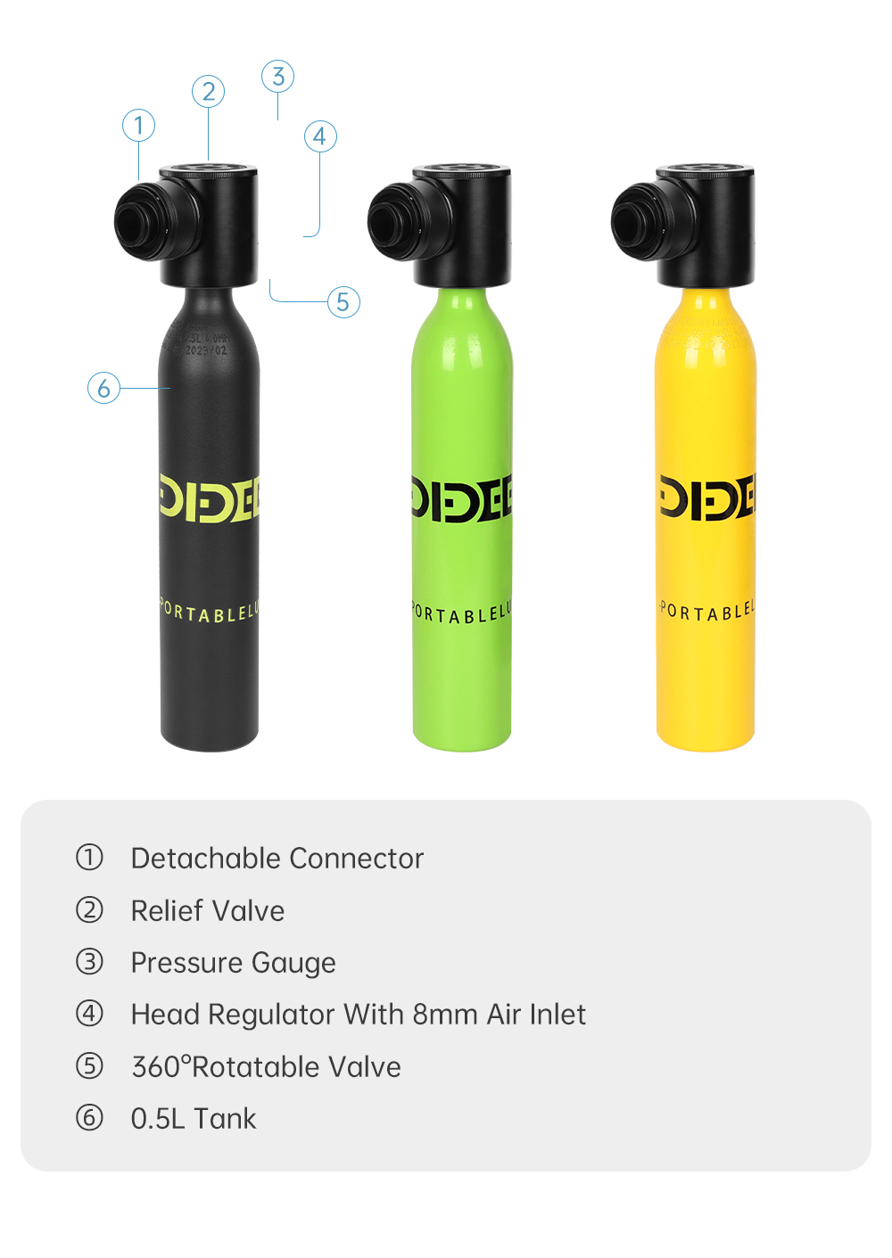 0.5L Scuba gallery 4