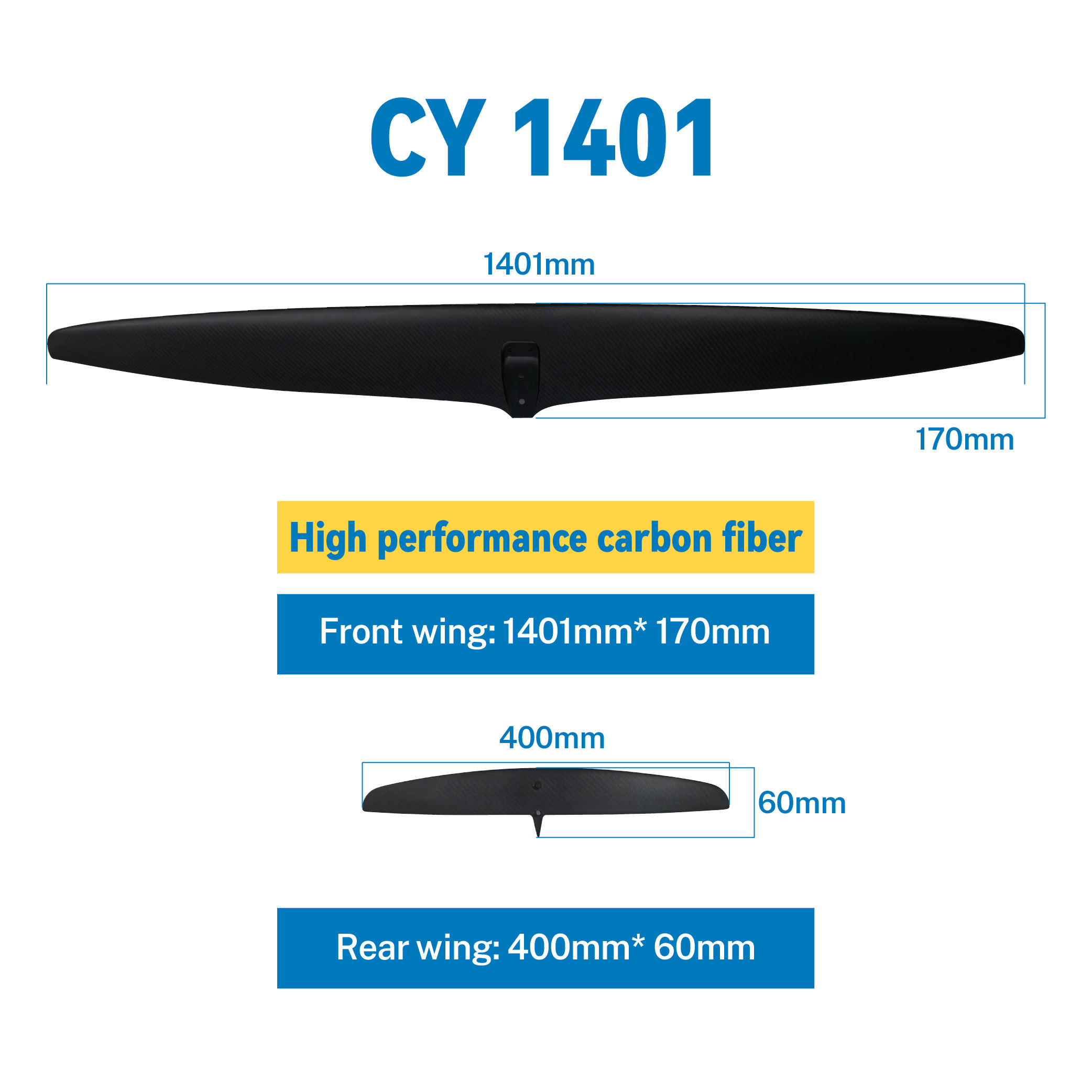 Aluminum Carbon Hydrofoil gallery 3