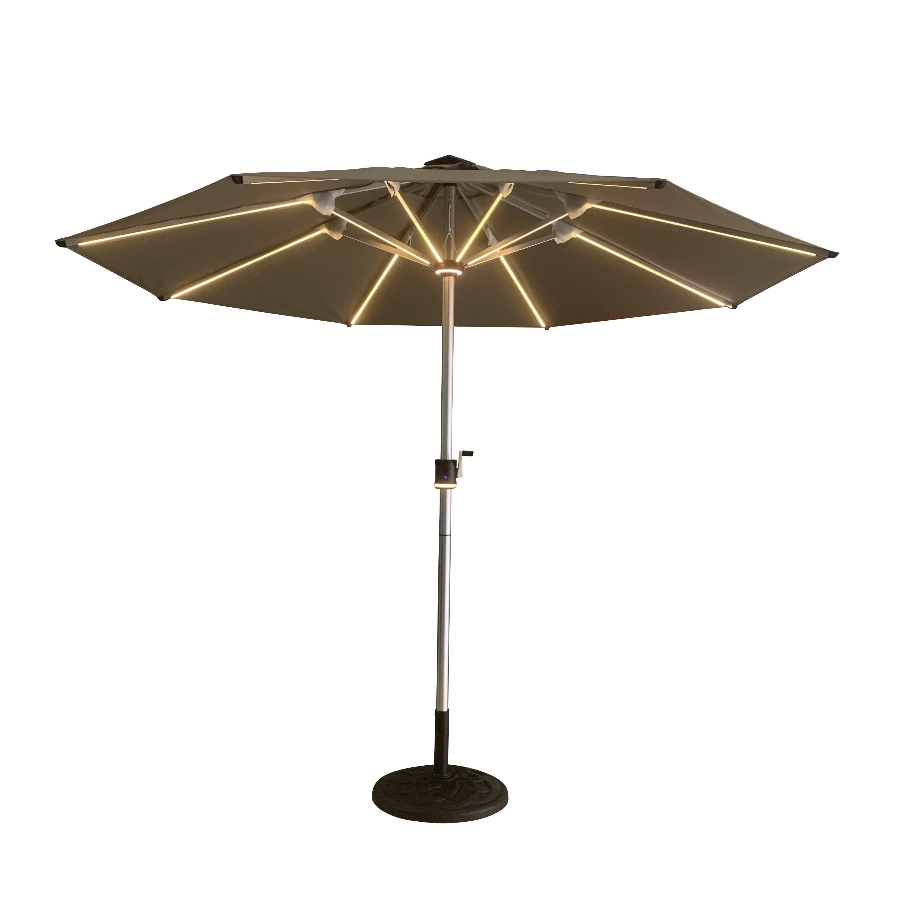 Umbrella with Solor Energy LED Light gallery 3