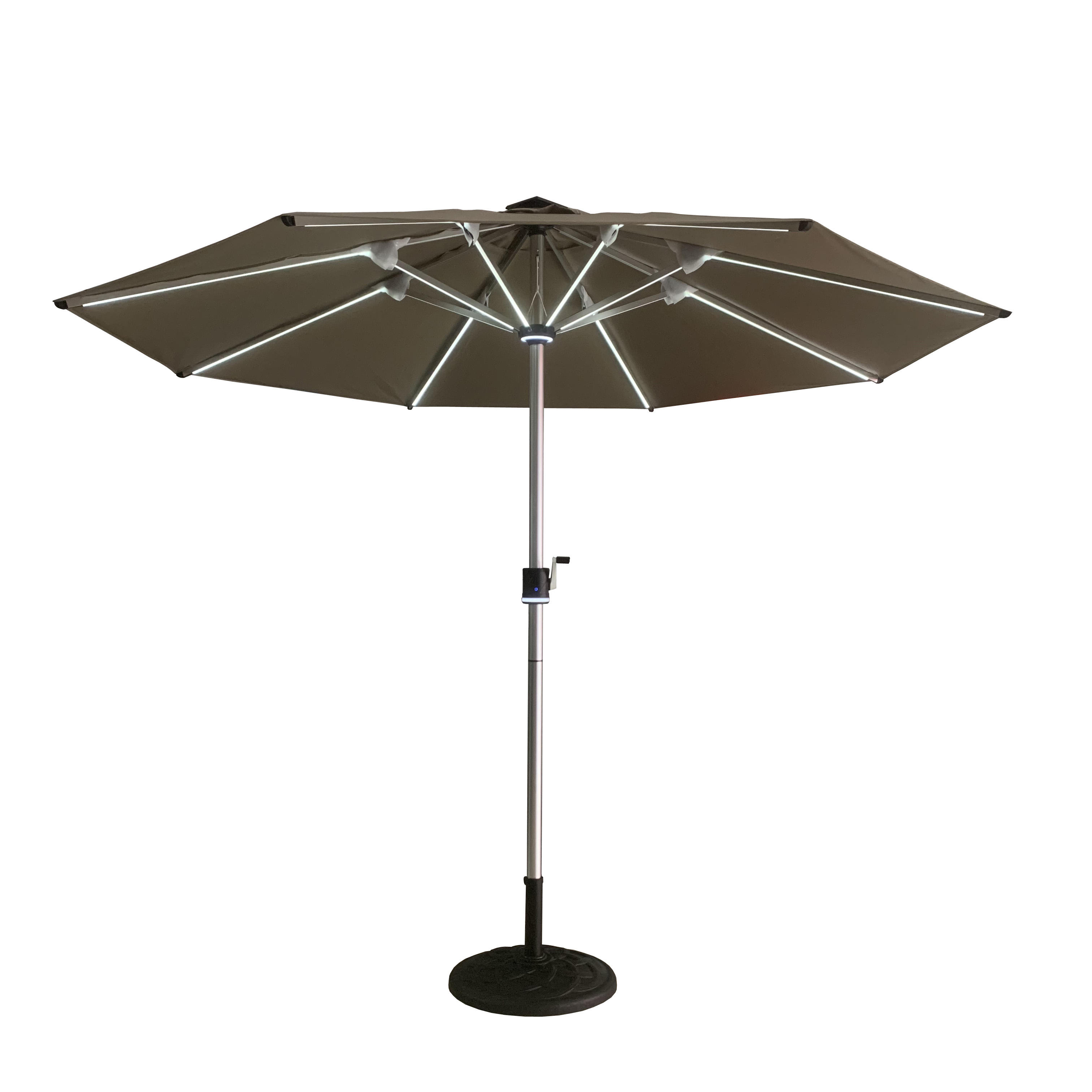 Umbrella with Solor Energy LED Light gallery 4